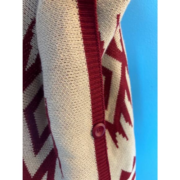 NWT FRANCESCAS ALYA Poncho Wrap Sweater Jacket Southwestern Fringe O/S Acrylic - Picture 7 of 10